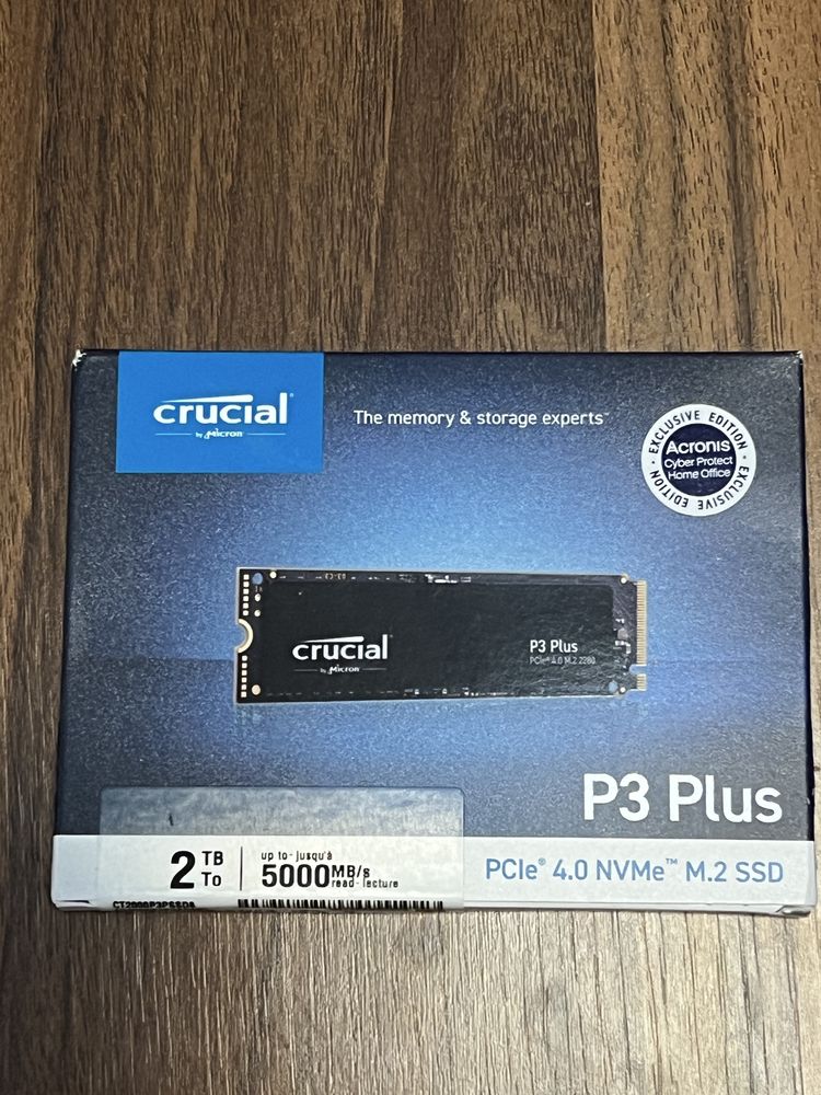 SSD Crucial P3 Plus 2TB PCIe 4.0 NVMe M.2