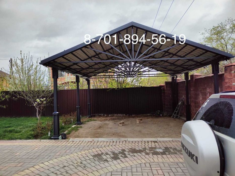 Навесы для дома любой сложности