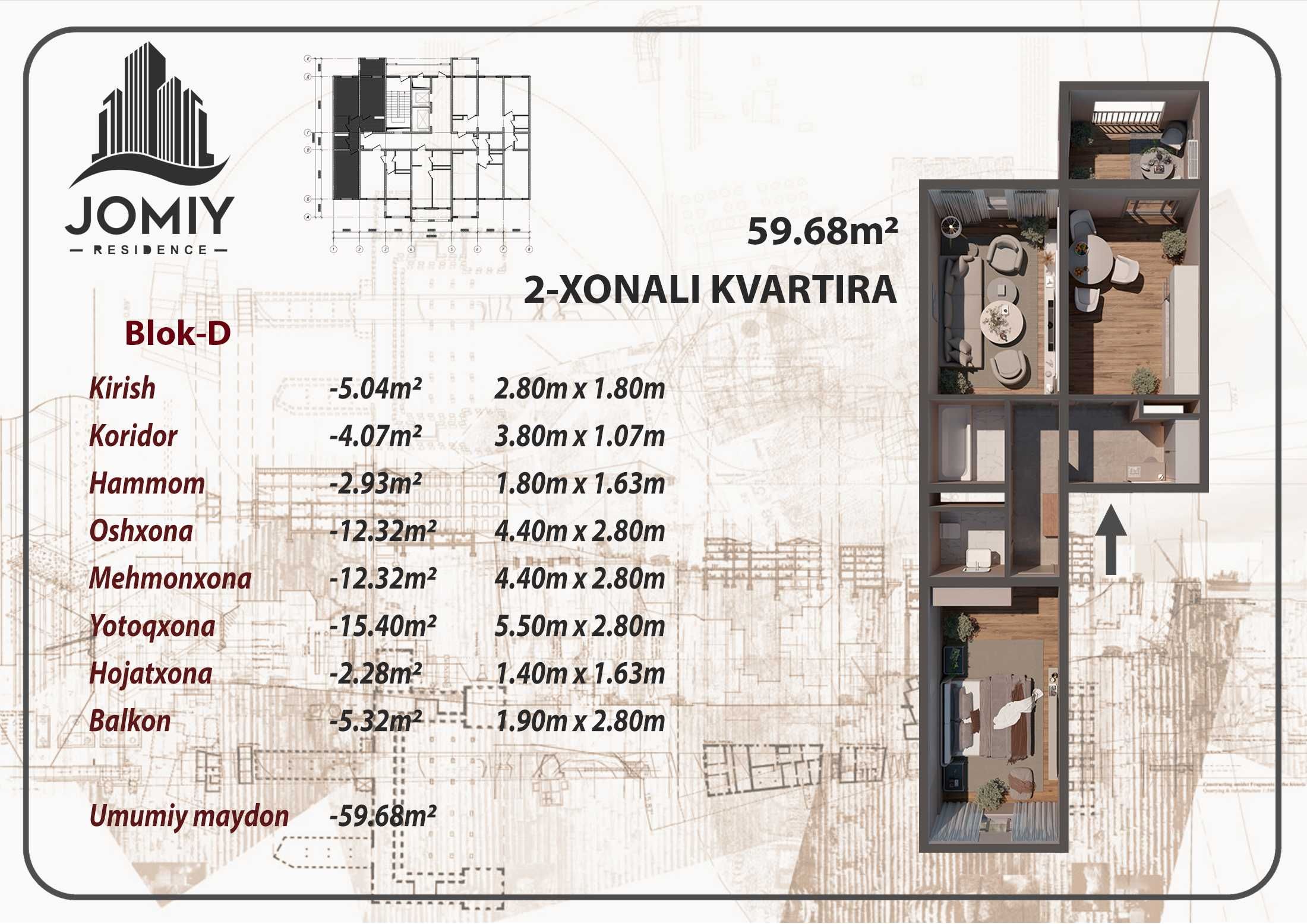 MEGA AKSIYA Tayyor Ta'mirlangan xonadonlar