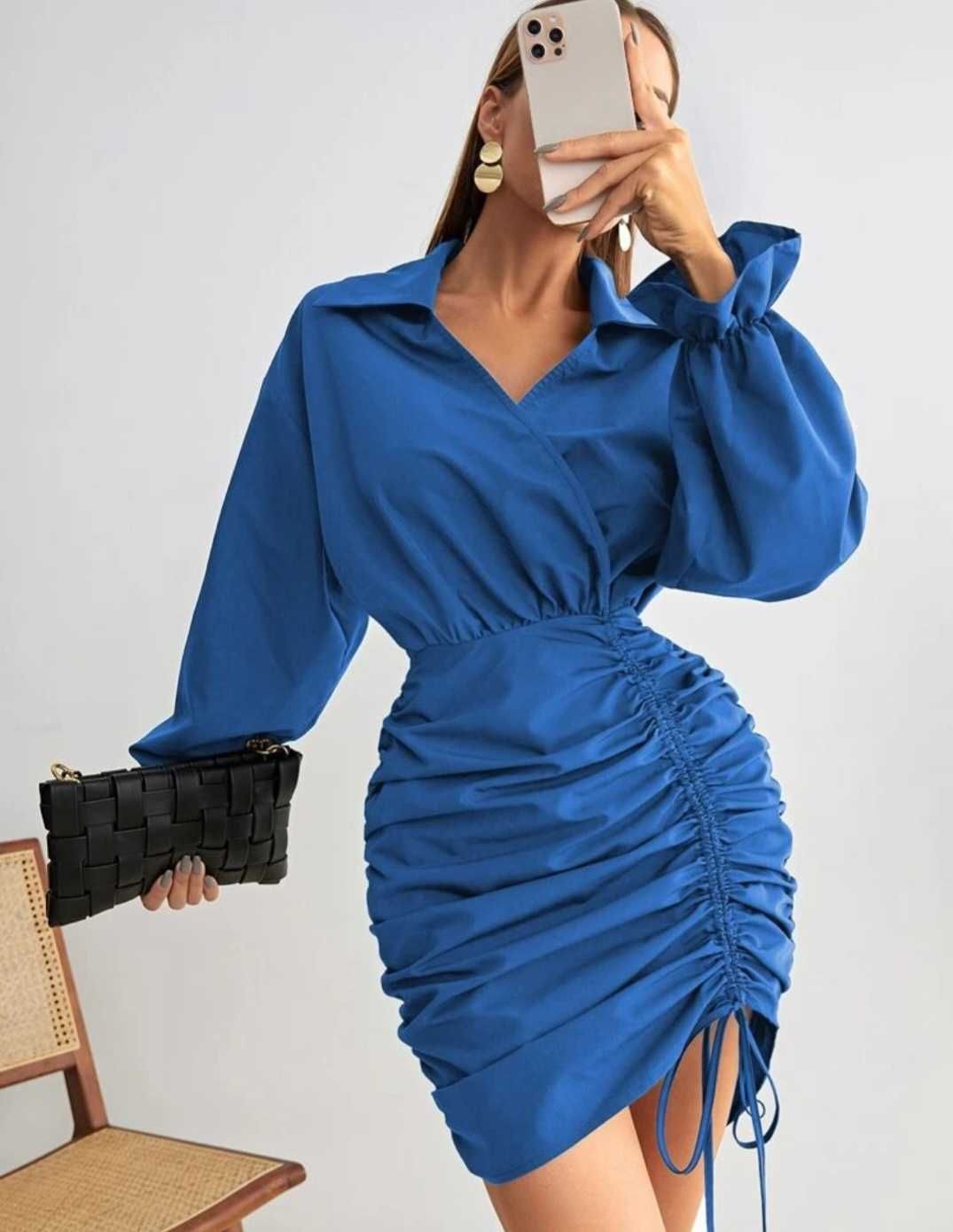 Дамска рокля синя