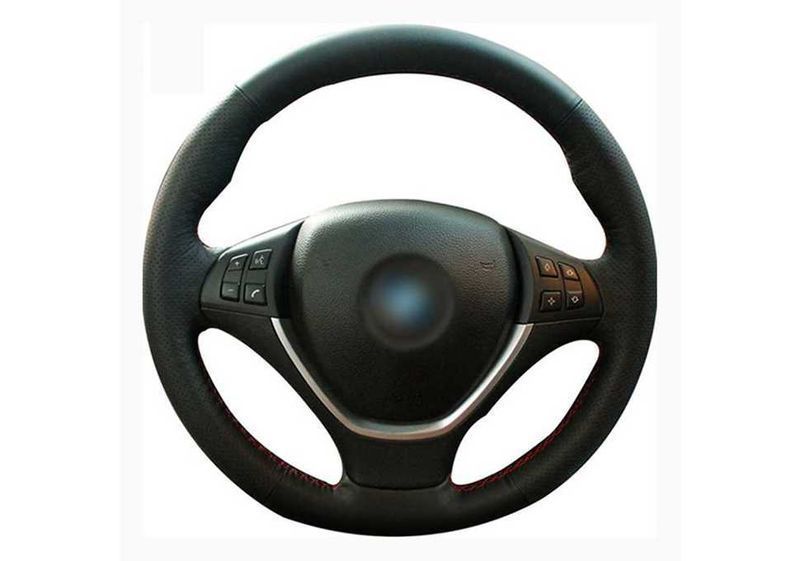 Кожен калъф за волан шиещ, BMW X5 E70, X6 E71