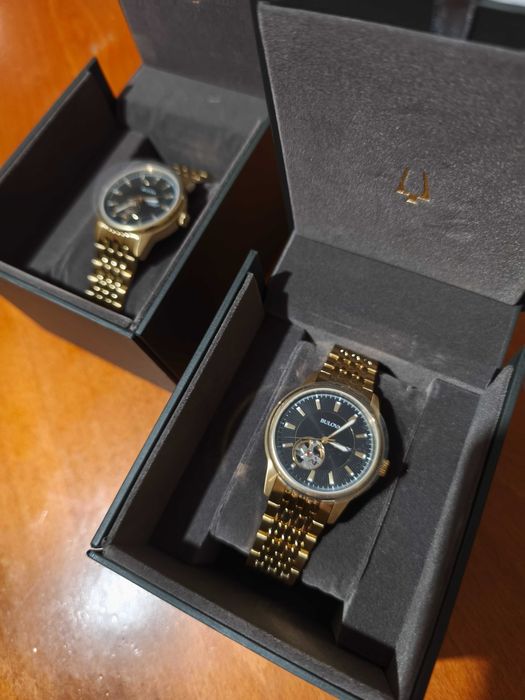 Нов автоматичен часовник Bulova -2бр