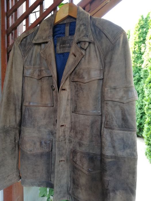 Geaca Massimo Dutti S piele bărbati