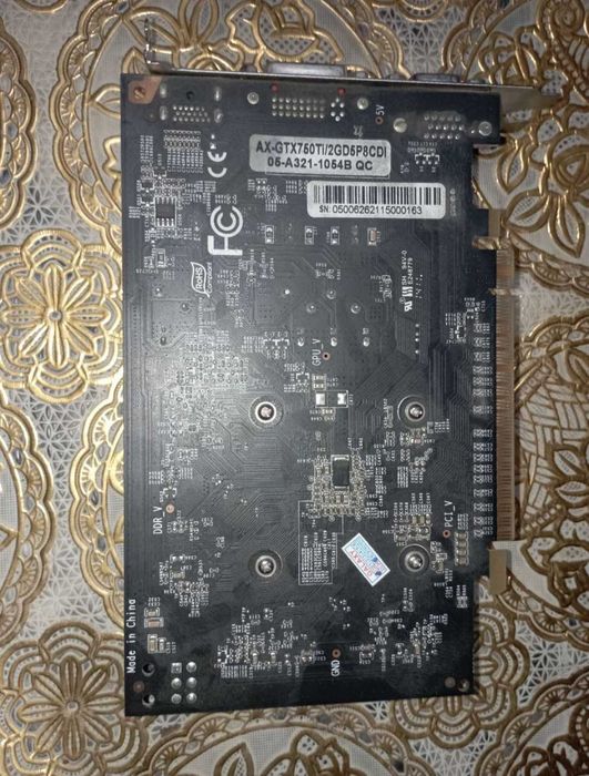 Videokarta GTX 750Ti 2GB D5 ishlashi zoʻr