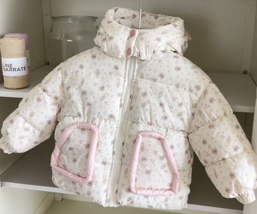 Ново дебело зимно яке за момиче 12/18 м