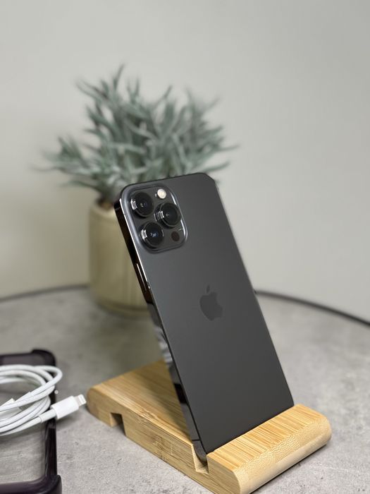 iPhone 13 Pro Max Graphite 256 |  91% /husa / cablu impecabil ca nou !