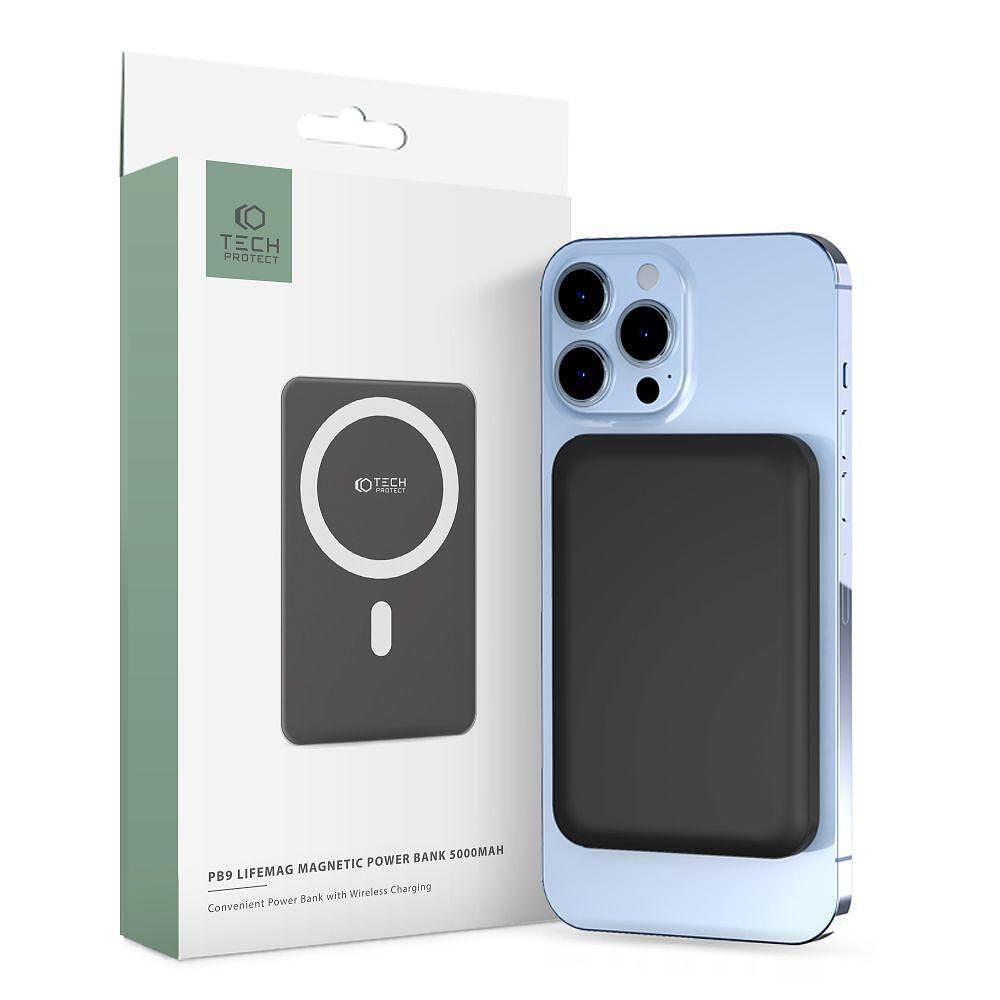 Батерия bp9 lifemag magsafe power bank 5000mah черна