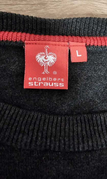 Pulover Engelbert Strauss | 100% Bumbac | Mărimea L