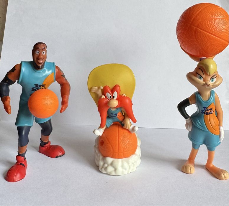 Игрушки Макдональдс Space Jam — Tune Squad (набор из трех штук)
