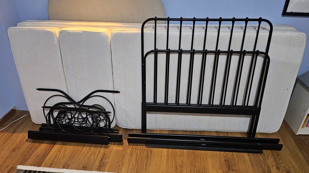 Pat IKEA Minnen + somieră + două saltele