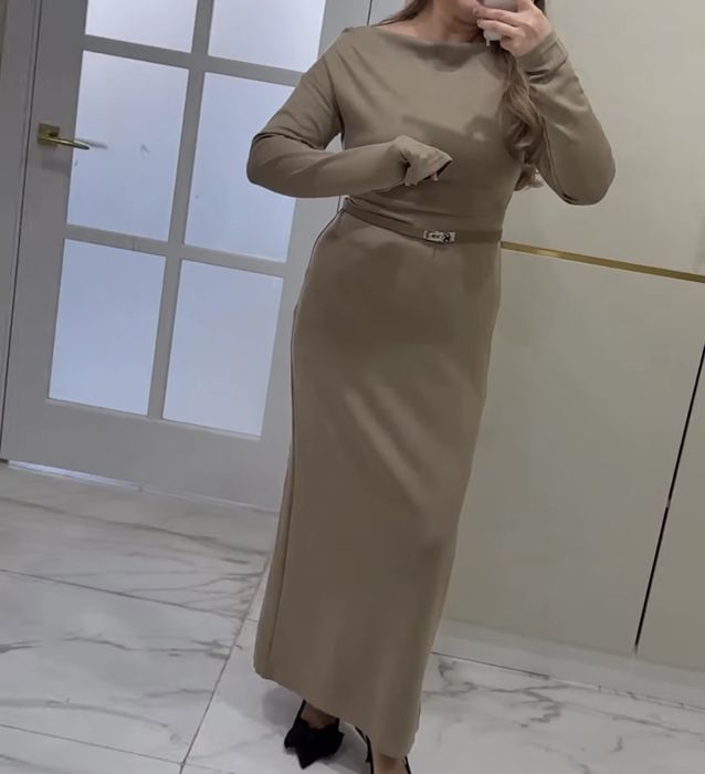 новое платье миди