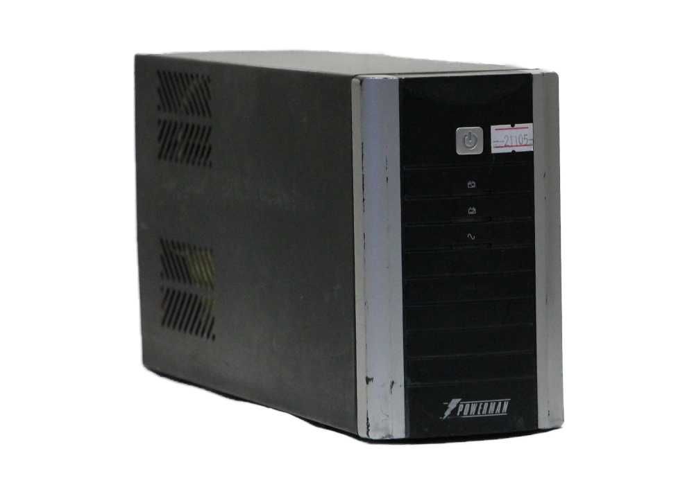 Ups Ибп PowerMan 600VA 360W Black Star 600 Plus 1x 12V/ 7 Ah 165~ 27