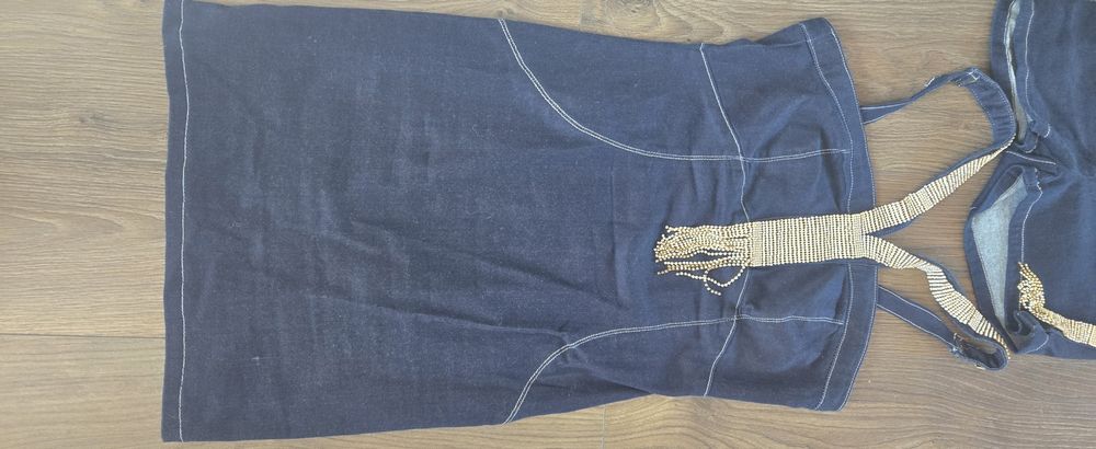 Sassofono елегантен деним костюм 3 части – размер M