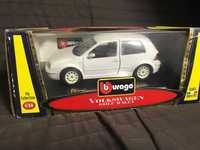 Macheta VW Golf MK IV scara  1/24 Burago Alb