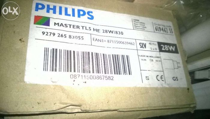 Phillips tub fluorescent Master TL5 HE 14W,21W sau 28W/830.