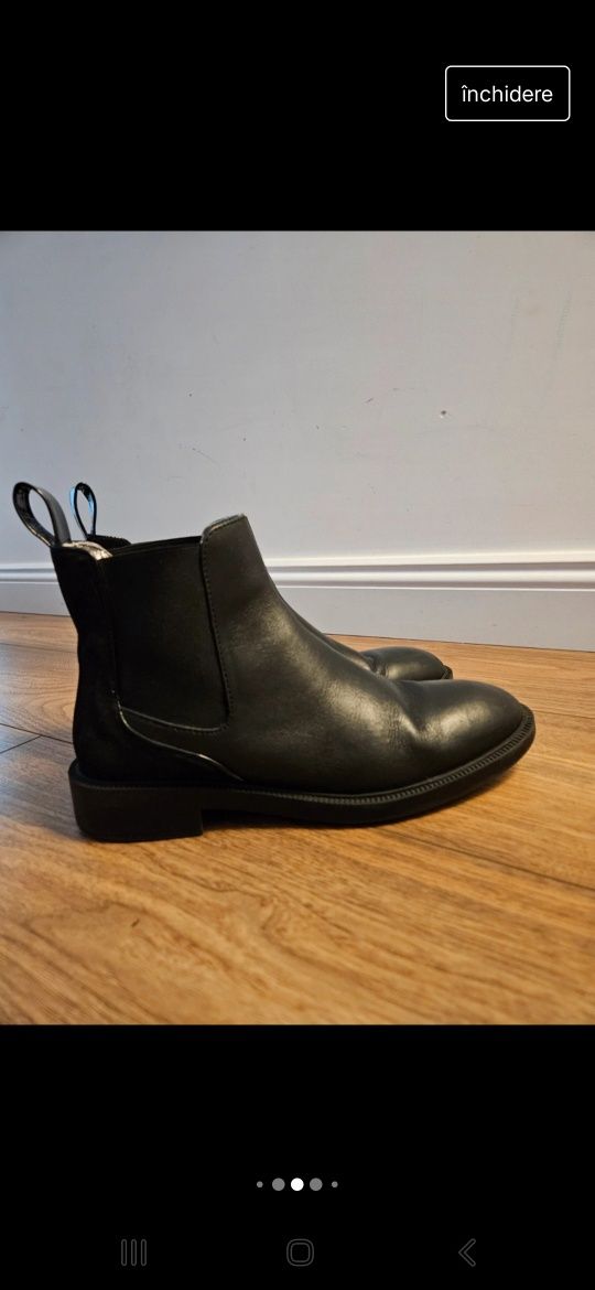 Ghete piele zara