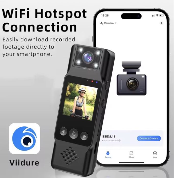 Mini cameră WiFi portabilă . NOU !!!