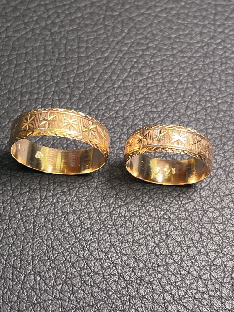 Златни халки негравирани zlaten prasten gold 585 14 карата пръстен