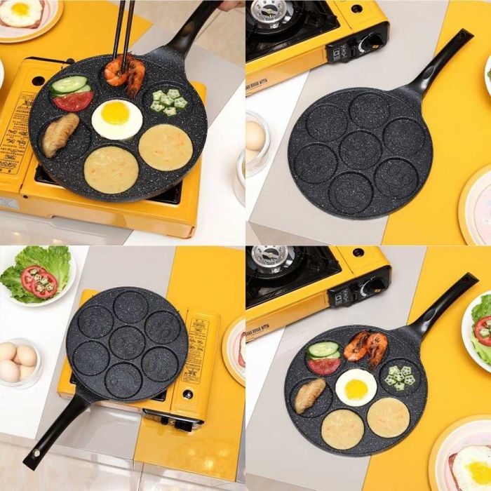 Тиган за палачинки с форми на емотикони