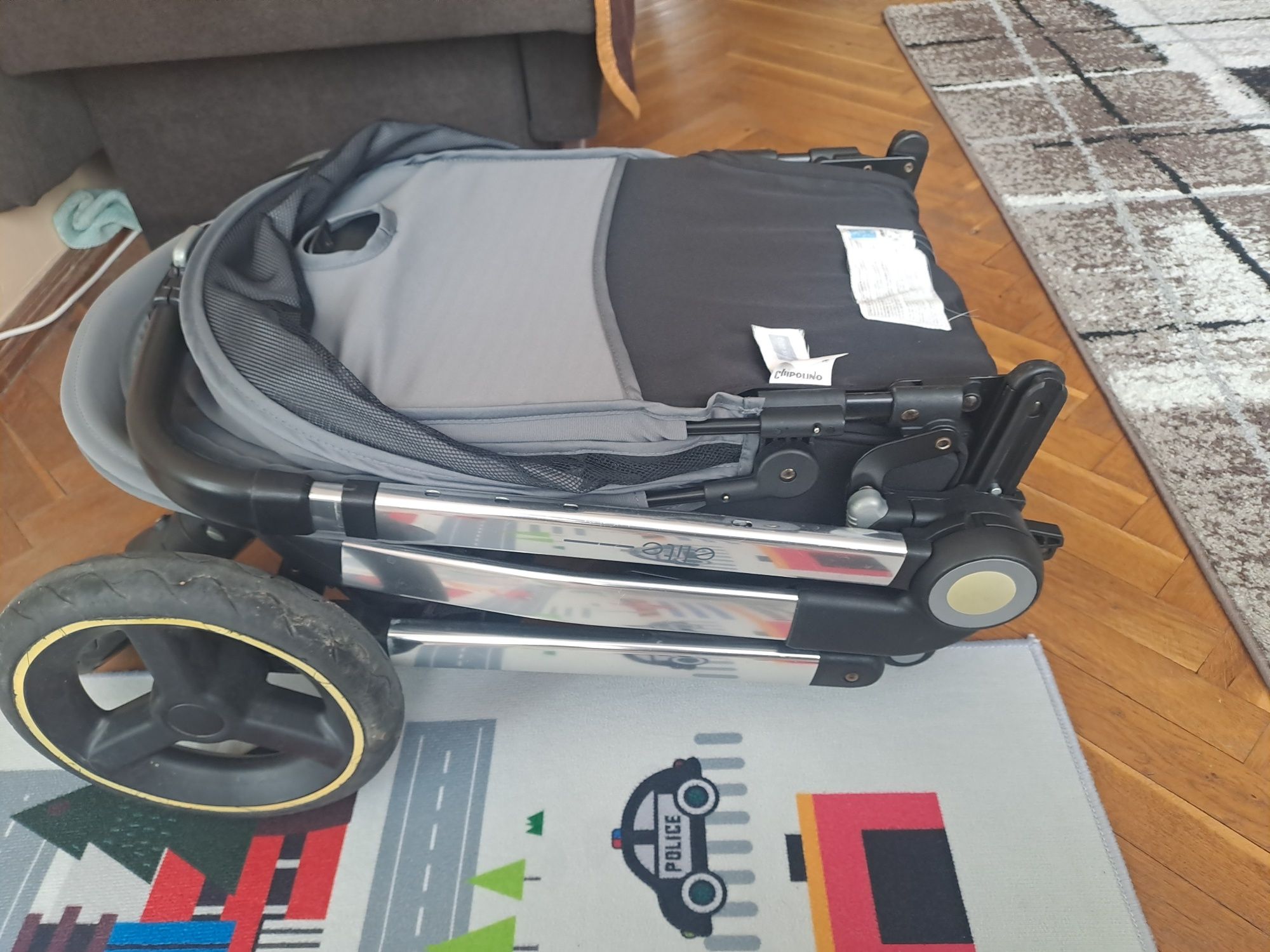 Комбинирана бебешка количка с твърд кош до 22 кг Chipolino Елит 3в1, п