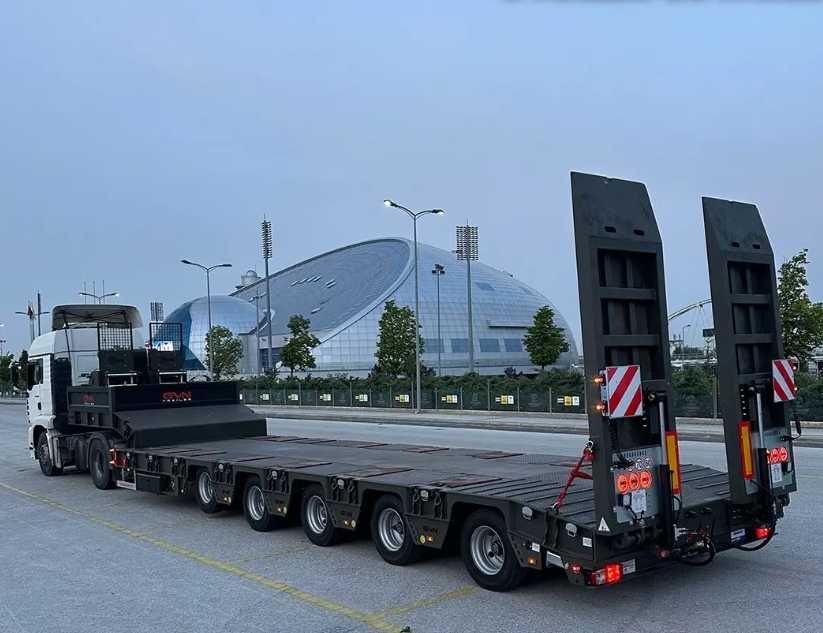 Трал низкорамный полуприцеп 5 осный Европейский