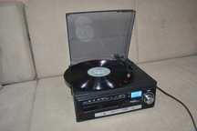 Sistem audio AUVISIO phono CD Mp2 radio AUX caseta SD inregistrare USB