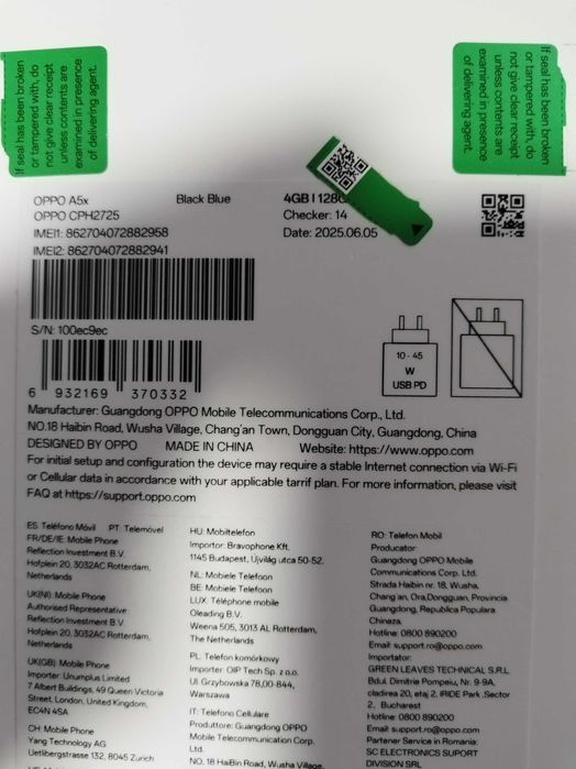 Продавам телефон Oppo