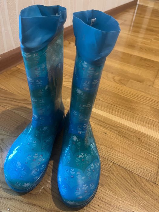 Резиновые сапожки для девочки Frozen 32 размер, новые