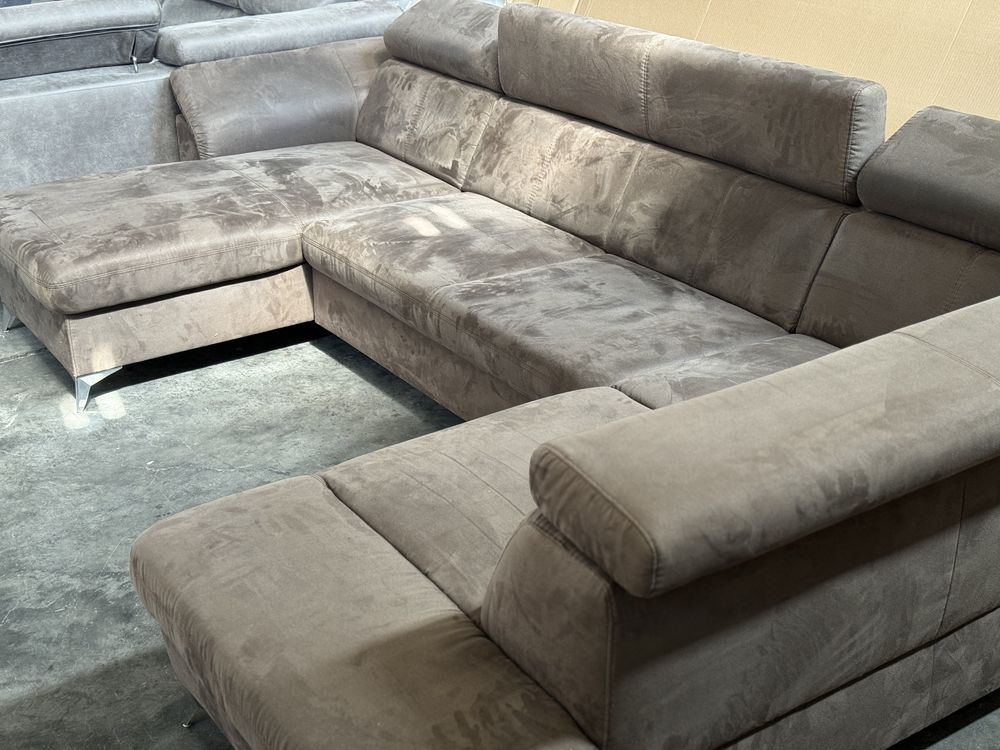 П-образен разтегателен диван с 2 ракли, внос Германия
