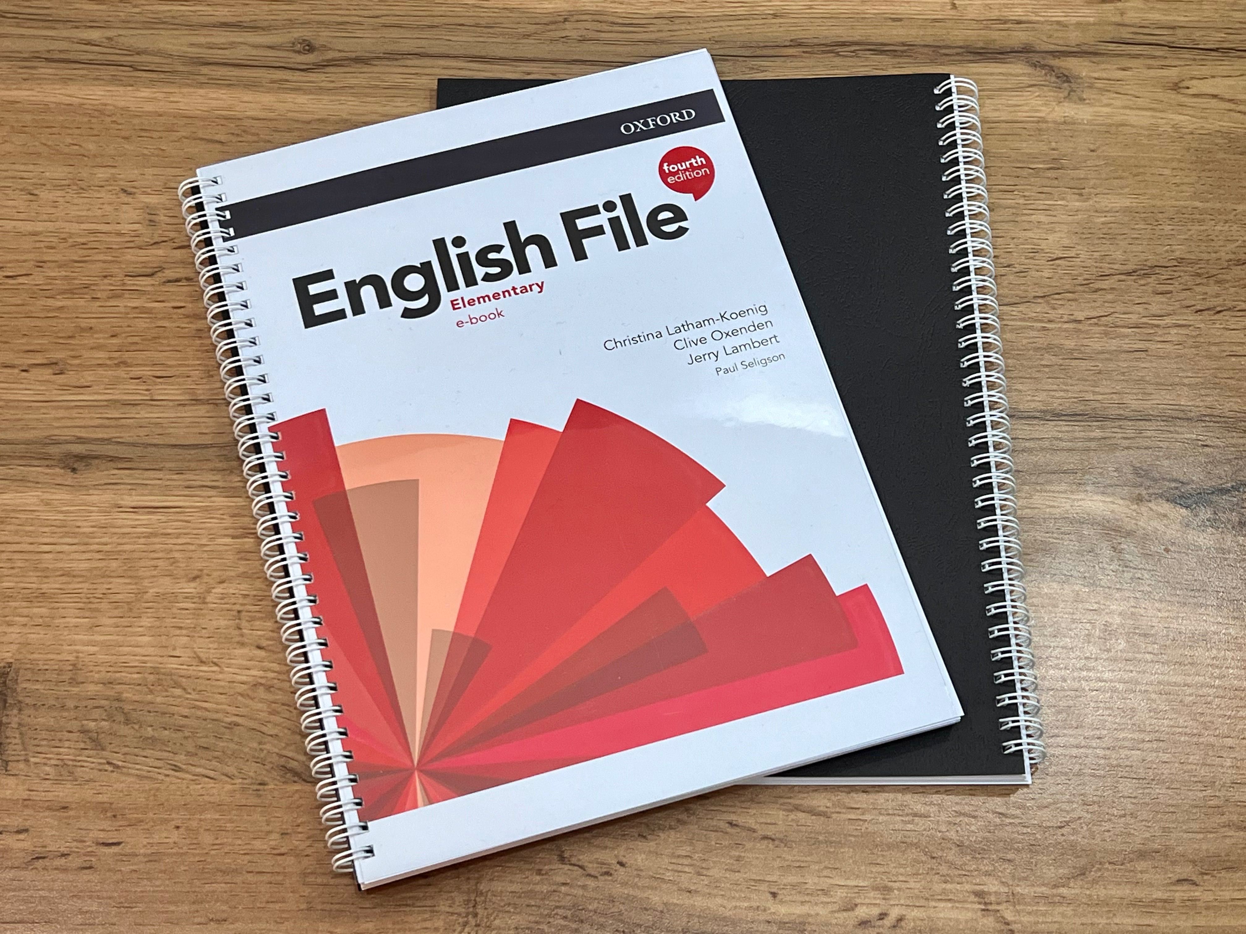 Учебники English File Elementary 4 издание Супер качество