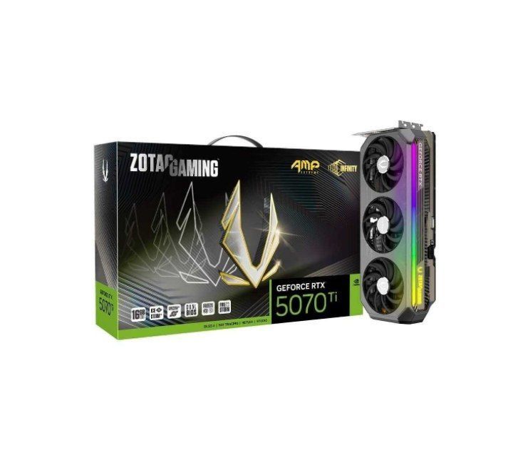 Видеокарта ZOTAC GAMING GeForce RTX 5070 Ti AMP Extreme INFINITY