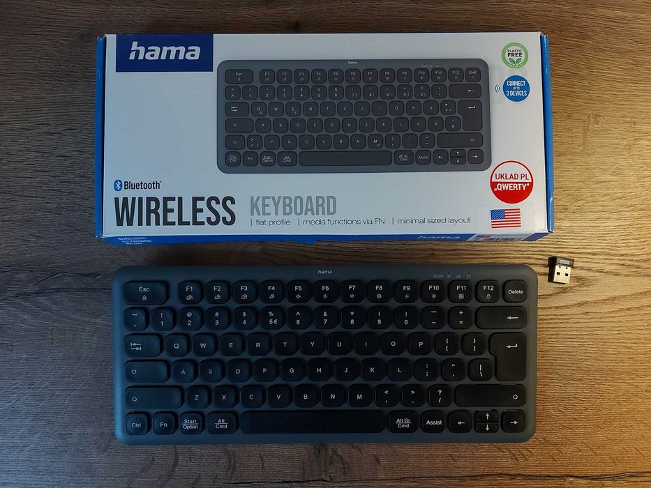 Vand kit set tastatura wireless bt bluetooth Hama WK-500 + mousepad