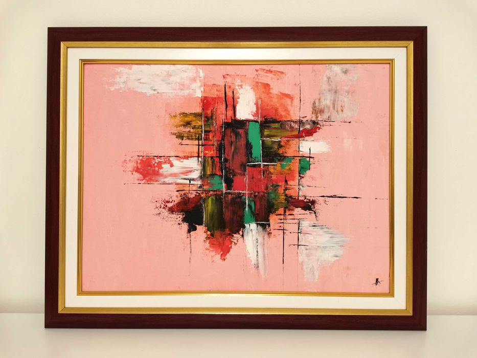 Tablou pictat cu rama