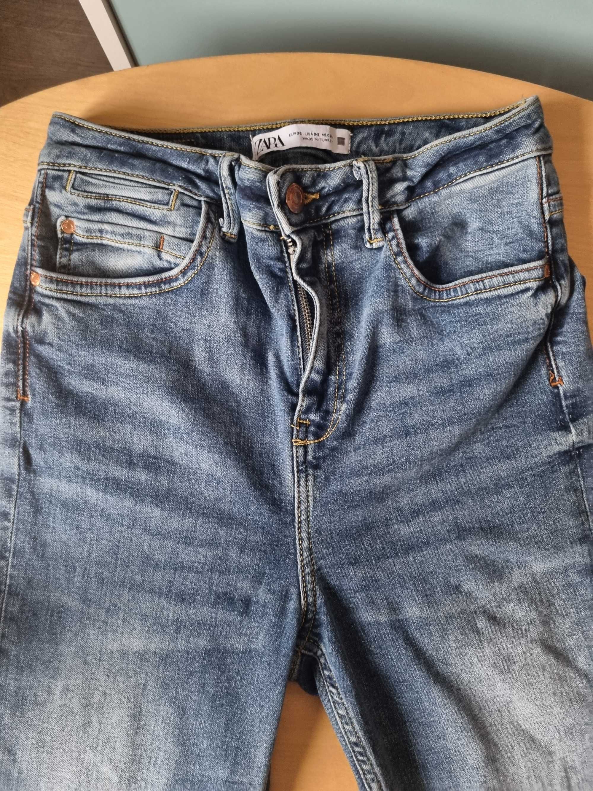 Дънки с висока талия  "Zara"