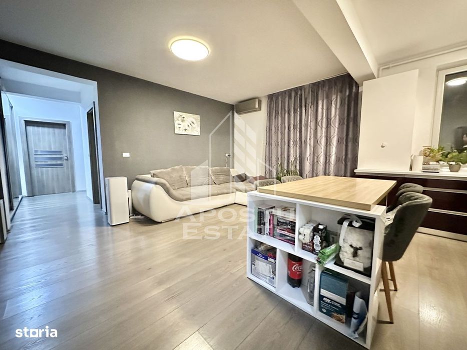 Apartament cu 3 camere complet mobilat si utilat in Giroc langa ESO.