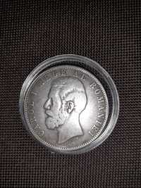 Moneda replica dupa 5 Lei 1901 Carol I