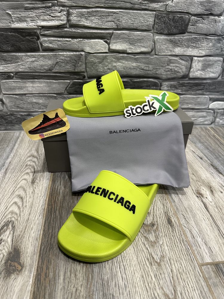 40 41 42 43 Balenciaga slide neon Slapi