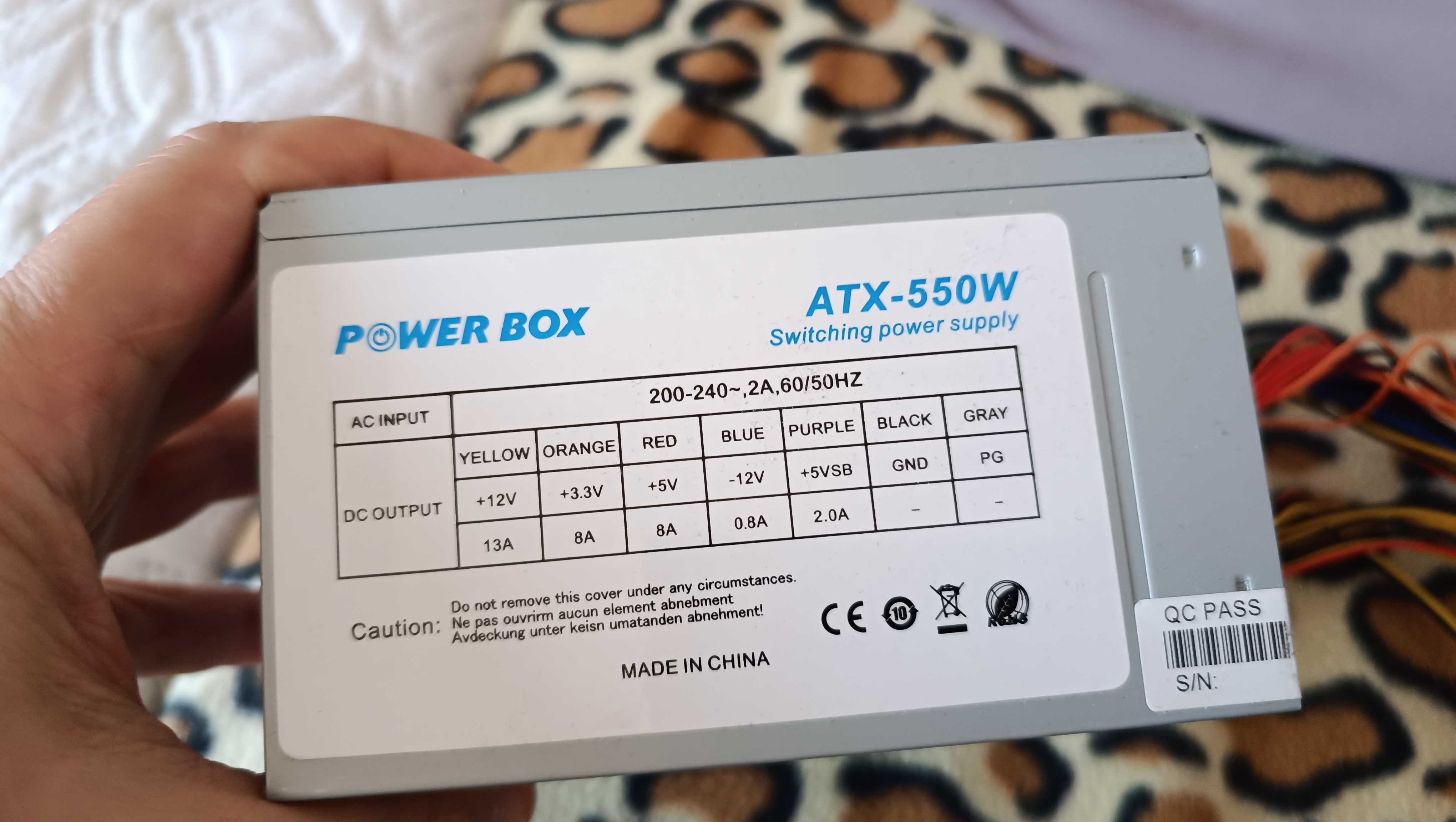 компютърни захранвания PowerBox и Trendsonic 550w и 500w