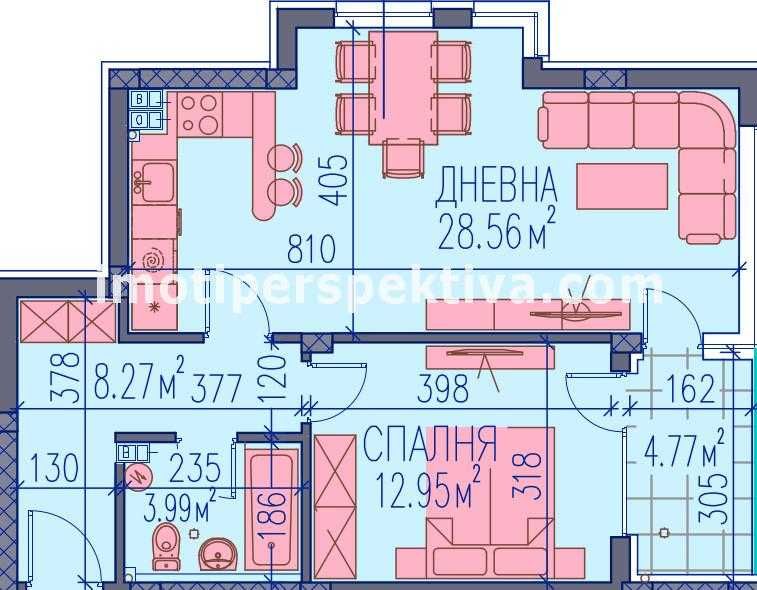 реф.16290 Среден етаж, изложение юг/изток-Полиграфия!