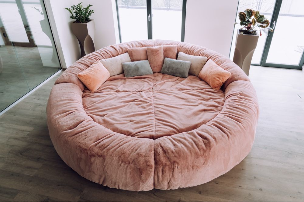 Pat Rotund Deluxe – Confortul Perfect în Formă de Cerc!