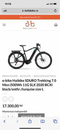 SCOOTER ELECTRIC - Bicicleta Haibike Sduro 7.0 350 km diagnoza bosch