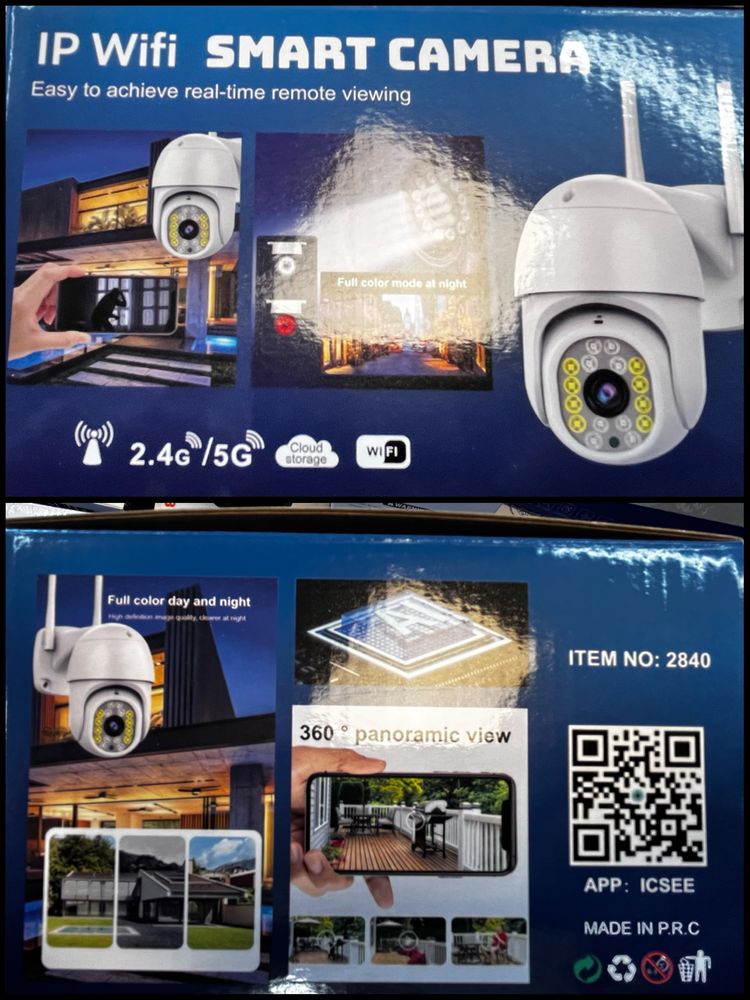 Camera ip wifi 6 mpx LYLU icsee smart безжична камера видеонаблюдение