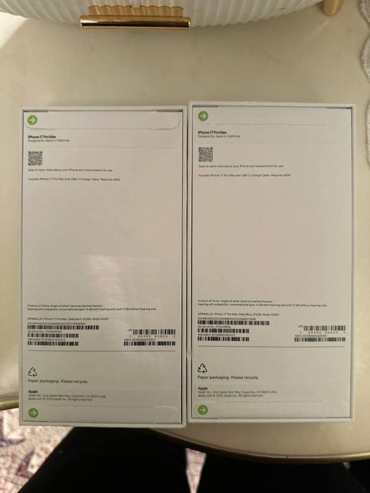Iphone 17 pro max 512 gg