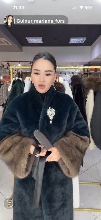 Продаю шубу экомех 44-48размер