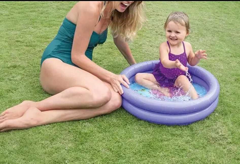 Mini piscina copii cu 2 inele și 60 x15 cm dimensiuni