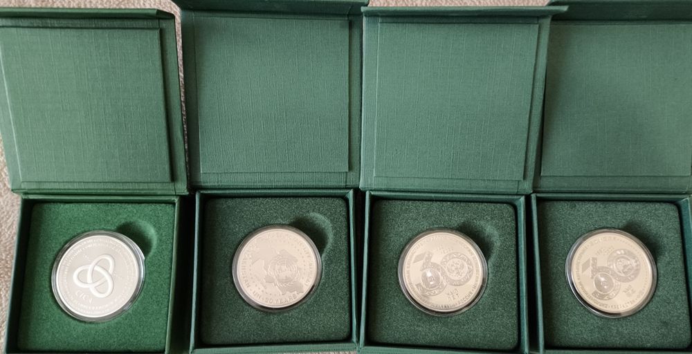 Набор монет к 30-летию дип.отношений. Почта в подарок.