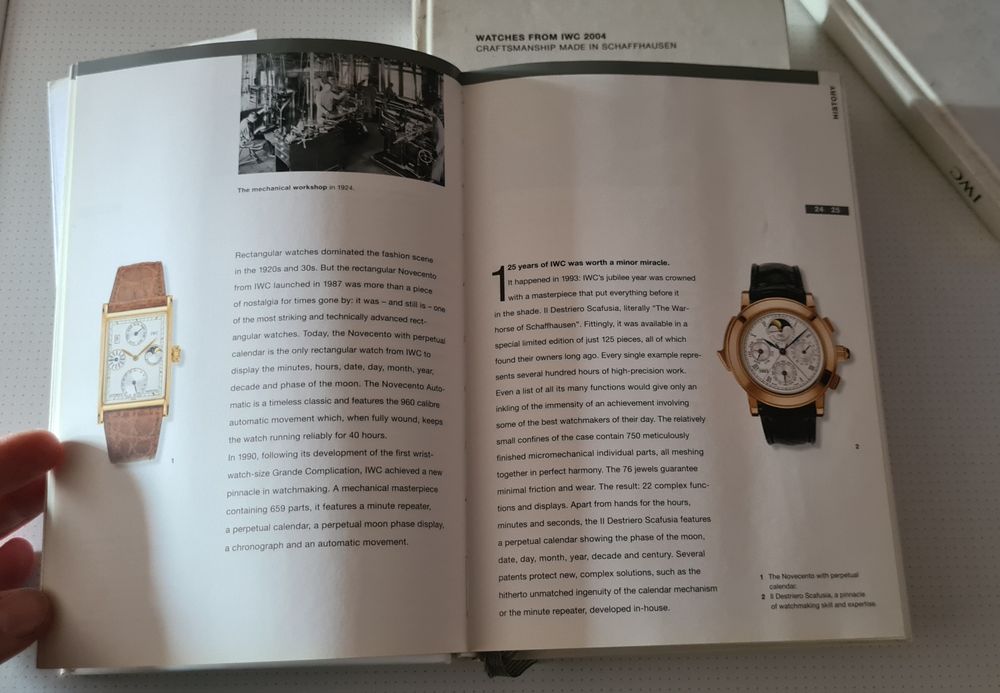 Catalog Ceas IWC Carte Cataloage Vechi