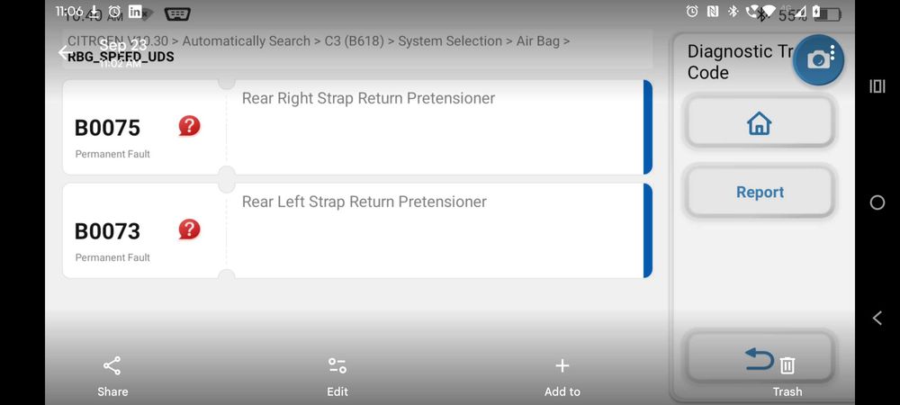 reset airbag, clear SRS, Crash reset auto
