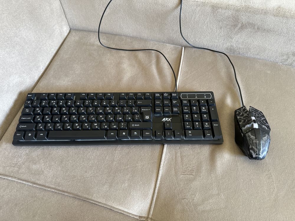 Клавиатура+мышка с RGB подсветкой