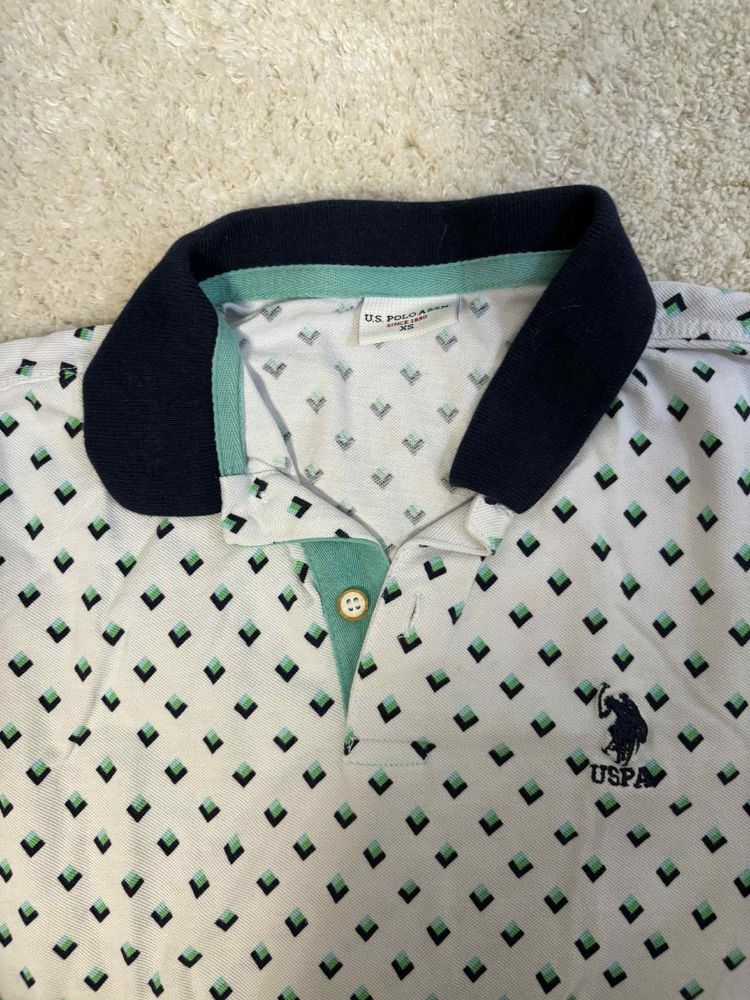 Тениска с яка US Polo